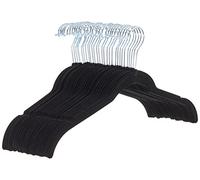 Amazon Basics Lot de 30 Cintres en Velours pour Chemises/Robes, Noir