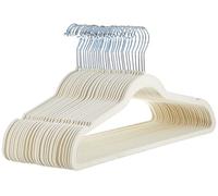 Amazon Basics Lot de 30 cintres en velours pour costumes Ivoire