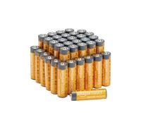 Amazon Basics Lot de 36 piles alcalines AA haute performance, 1,5 V, durée de conservation de 10 ans