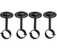 Amazon Basics Lot de 4 supports de fixation au plafond, noir