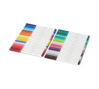 Amazon Basics Lot de 40 marqueurs lavables à pointe super pointe, 40 couleurs, multicolore