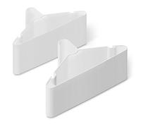 Amazon Basics Lot de 50 cintres en Plastique, Taille Adulte, Blanc