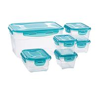 Amazon Basics Lot de 6 boîtes de conservation hermétiques, Transparent