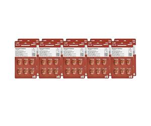 Amazon Basics Lot de 60 piles zinc-air pour appareils auditifs, taille 312, 1,45 V, durée de conservation de 4 ans, Emballage sans danger pour les enfants (utilisez des ciseaux pour l’ouvrir)