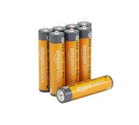 Amazon Basics Lot de 8 piles alcalines AAA haute performance, 1,5 V, durée de conservation de 10 ans