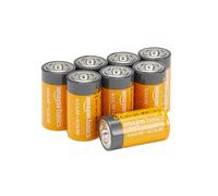 Amazon Basics Lot de 8 piles alcalines type C multi-usage, 1,5 V, durée de conservation de 5 ans