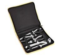 Amazon Basics Lot de pinces, 4 pièces, Noir et Argent