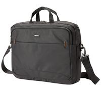 Amazon Basics Mallette de transport pour ordinateur portable avec option en bandoulière et poches de pour accessoires (17,3 Pouces - 44 cm), noir, 1 unité