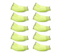 Amazon Basics. manchettes de protection pour bras. résistantes aux coupures. 35.5centimeters de long. jaunes. lot de 10 paires
