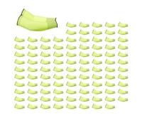 Amazon Basics. manchettes de protection pour bras. résistantes aux coupures. 35.5centimeters de long. jaunes. lot de 100 paires