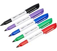 Amazon Basics Marqueurs indélébiles - Assortis - Lot de 12
