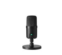 Amazon Basics Microphone à condensateur USB miniature pour le streaming, les jeux et le podcasting avec capteur cardioïde, 5.8 x 3.4 inches, Noir