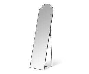 Amazon Basics Miroir Arche Pleine Longueur, Fixation Murale/Sol, 149,9cm x 40,6cm x 1,4cm, Noir
