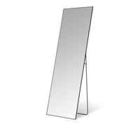 Amazon Basics Miroir Rectangulaire Pleine Longueur, Fixation Murale/Sol, 162,6cm x 53,3cm x 1,4cm, Noir