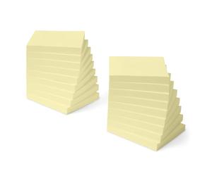 Amazon Basics Notes Adhésives Standard, 18 Blocs, Blocs de Notes Autocollantes, 100 Feuilles par Bloc, Jaune, 7,6cm x 7,6cm