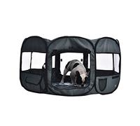 Amazon Basics Octogonal Parc portatif souple pour animaux domestiques, 114 cm, Gris