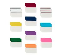 Amazon Basics Onglets Autocollants, Marque-Pages Adhésifs, Onglets Colorés, Notes Autocollantes, Onglets Indexables, Onglets Annotation Notes, Dossiers, Lot 640 Pièces, 5,1cm de Large