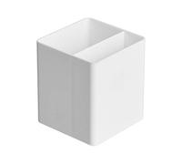 Amazon Basics Organiseur en plastique Pot à crayons Blanc