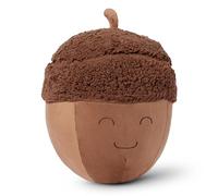 Amazon Basics Peluche Coussin en Forme de Gland, Jouet Oreiller Peluche pour Lit ou Canapé, Décoration Chambre Enfant, Marron