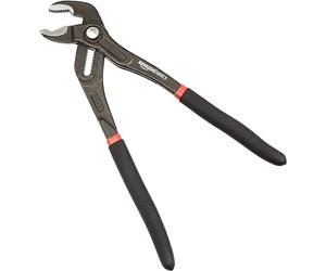 Amazon Basics Pince à pompe à eau à dégagement rapide, joint coulissant rainuré de 12 po, Noir