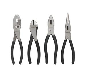 Amazon Basics pinces coupantes, 4 pièces, Noir et Argenté