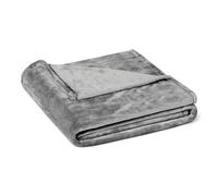 Amazon Basics Plaid Polaire, 127 x 152 cm, Gris