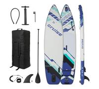 Amazon Basics Planche à pagaie avec kit d'accessoires Complet, 335 cm x 84 cm, Bleu
