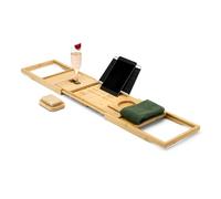 Amazon Basics Plateau de Baignoire Extensible en Bambou