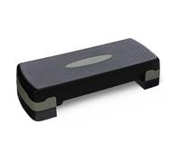Amazon Basics Plateforme de Step Aérobique, Stepper d'Exercice Réglable Pour la Maison, 68.58cm, Noir/Gris