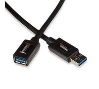 Amazon Basics Rallonge Câble USB 3.0 mâle A vers Femelle A 2 m, Noir