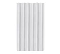 Amazon Basics Rideau de Douche en Polyester de Style Moderne, à séchage Rapide, 183 x 183 cm, Blanc