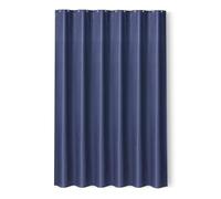 Amazon Basics Rideau de Douche en Polyester de Style Moderne, à séchage Rapide, 183 x 183 cm, Bleu Marine