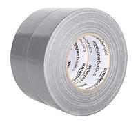 Amazon Basics Ruban toilé tous usages, 5 cm de large x 54.8 m, argenté, 2 rouleaux (lot de 1)