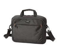 Amazon Basics Sac à bandoulière Compact pour Ordinateur Portable avec Poches de Rangement pour Accessoires (14 Pouces - 35,6 cm) Noir, 1 unité