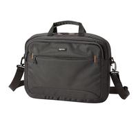 Amazon Basics Sac à bandoulière Compact pour Ordinateur Portable avec Poches de Rangement pour Accessoires (15,6 Pouces - 40 cm) Noir, 1 unité