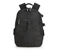 Amazon Basics Sac à Dos pour Appareil Photo Grande Capacité avec Rembourrage Interne pour Reflex et Accessoires, Étanche et Antichoc, 30 x 15 x 37 cm, Uni - Noir