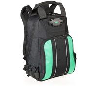 Amazon Basics Sac à dos pour outils avec éclairage, 55 poches, Noir