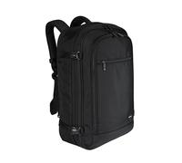 Amazon Basics Sac à Dos Voyage 40L, Bagage Cabine (51x38x20cm), Bretelles Rembourrées, Compartiment PC 17", Poches Organisées - Noir