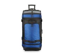 Amazon Basics Sac de Voyage à Roulettes Grand (89 cm, 137 litres),Léger et Durable en Tissu Indéchirable,Grande Capacité avec Manche Télescopique, Idéal pour les Voyages,le Travail et les Loisirs,Bleu