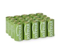 Amazon Basics Sacs à Déjections Canines en Matériau Recyclé sans Distributeur, Non Parfumés, 300 Sacs (20 Paquets de 15 Sacs)