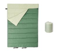 Amazon Basics Sacs de Couchage pour Adultes, Indispensables pour Le Camping, 3 Saisons Temps Chaud et Frais
