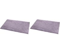 Amazon Basics Salle de Bain Tapis antidérapant en Microfibre, Lavande, 53 x 87 cm (Lot de 2)
