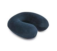 Amazon Basics Semi-circulaire, Coussin tour de cou en mousse à mémoire de forme, Bleu marine