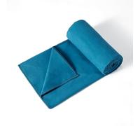 Amazon Basics Serviette Pour Tapis Hot Yoga, Microfibre Douce, Antidérapante, Absorbante, 188 cm x 61 cm, Aqua