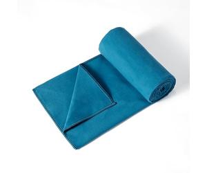 Amazon Basics Serviette Pour Tapis Hot Yoga, Microfibre Douce, Antidérapante, Absorbante, 188 cm x 61 cm, Aqua