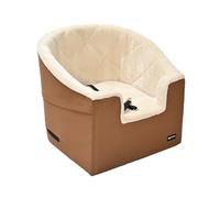 Amazon Basics Siège Auto réhausseur en Forme de Seau, Peau, 47 x 45 x 38.8 cm