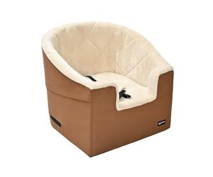 Amazon Basics Siège Auto réhausseur en Forme de Seau, Peau, 47 x 45 x 38.8 cm