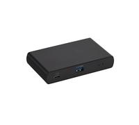 Amazon Basics Station d'accueil Thunderbolt4/USB4, 3X Downstream TBT4 (Affichage double), 1 x USB A 3.1, Noir, 12,16 x 7,21 x 2,16 cm