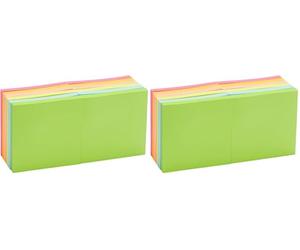 Amazon Basics Sticky Notes, 3 x 3-Inch, Assorted Colors, 12-Pack (Lot de 2)