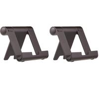 Amazon Basics Support Ajustable et Portable pour Tablette, liseuse et Smartphone Noir (Lot de 2)